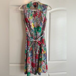 Talbots Multicolor Paisley Dress